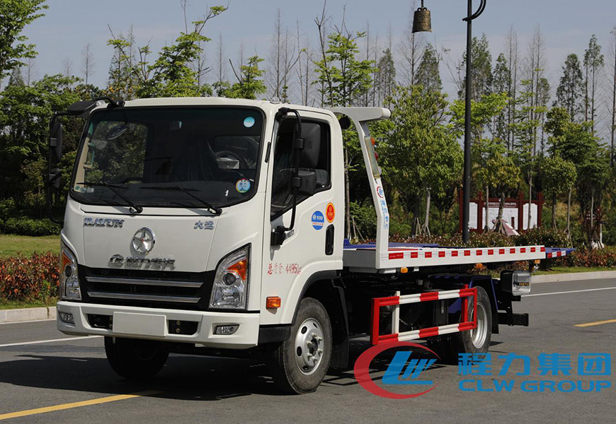 國(guó)六大運(yùn)新奧普力一拖二清障車